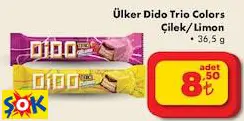ÜLKER DİDO TRİO COLORS ÇİLEK/LİMON ÇİKOLATA ÜLKER DİDO TRİO COLORS ÇİLEK/LİMON ÇİKOLATA